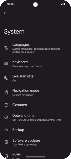 Press Software updates. If a new software version is available, it's displayed. Follow the instructions on the screen to update the phone software.