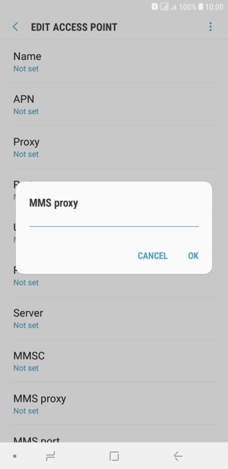 Key in 149.254.201.135 and press OK.