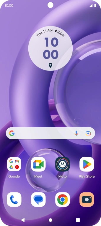 Slide two fingers downwards starting from the top of the screen.