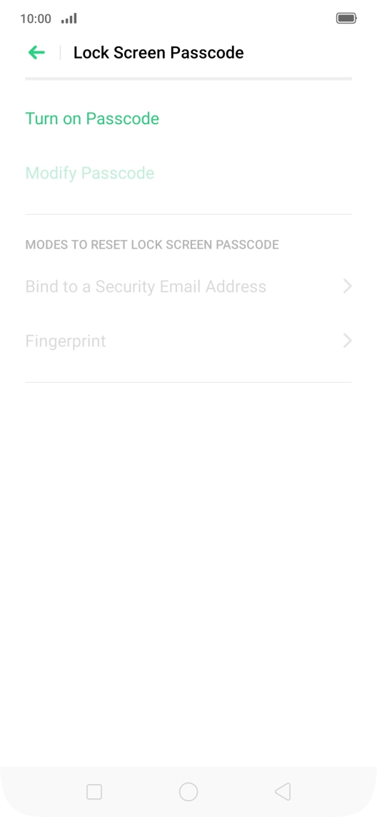 Press the Home key to return to the home screen.