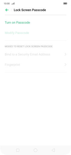 Press the Home key to return to the home screen.