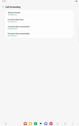 Press the Home key to return to the home screen.