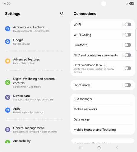 Press Accounts and backup.