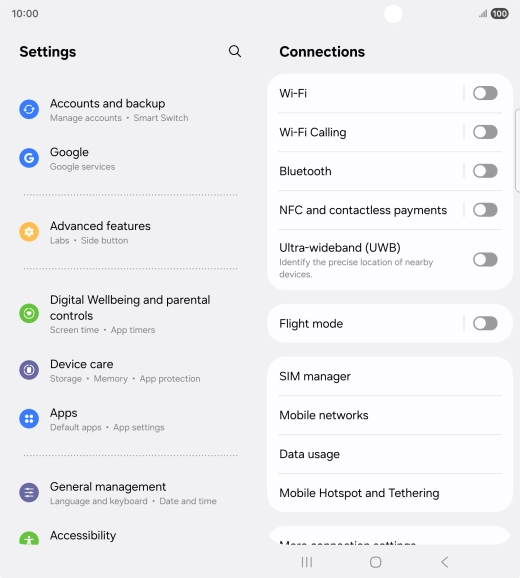 Press Accounts and backup.