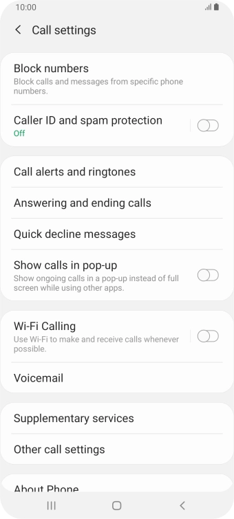 Press Wi-Fi Calling.