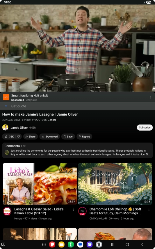 Press and hold the Home key to activate Gemini.