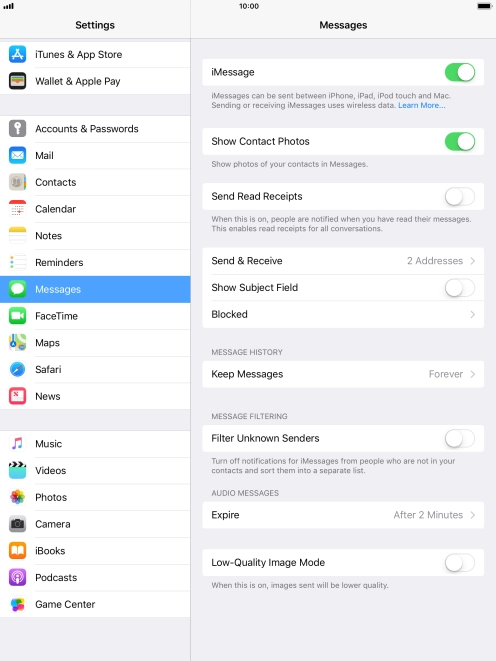 Press the Home key to return to the home screen.