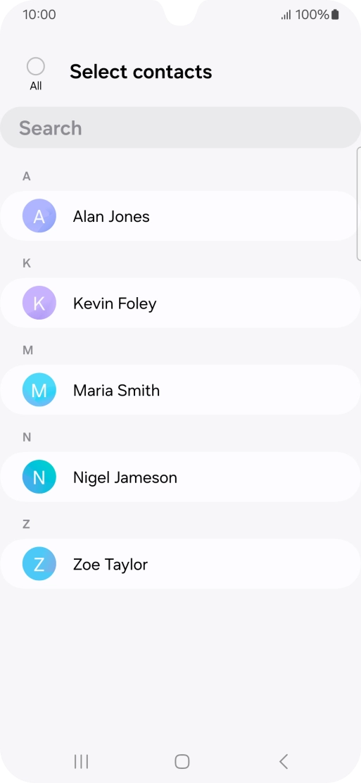 Press the field above 