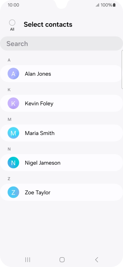 Press the field above 