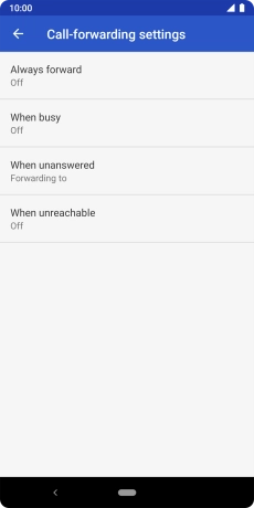 Press the Home key to return to the home screen.