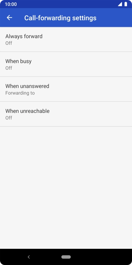 Press the Home key to return to the home screen.