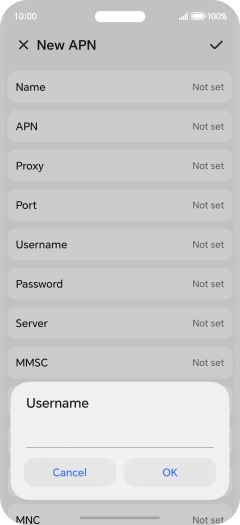 Key in eesecure and press OK.