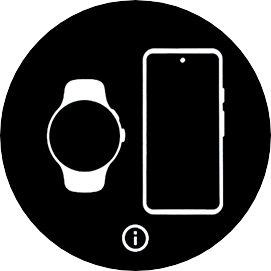 Press the information icon.