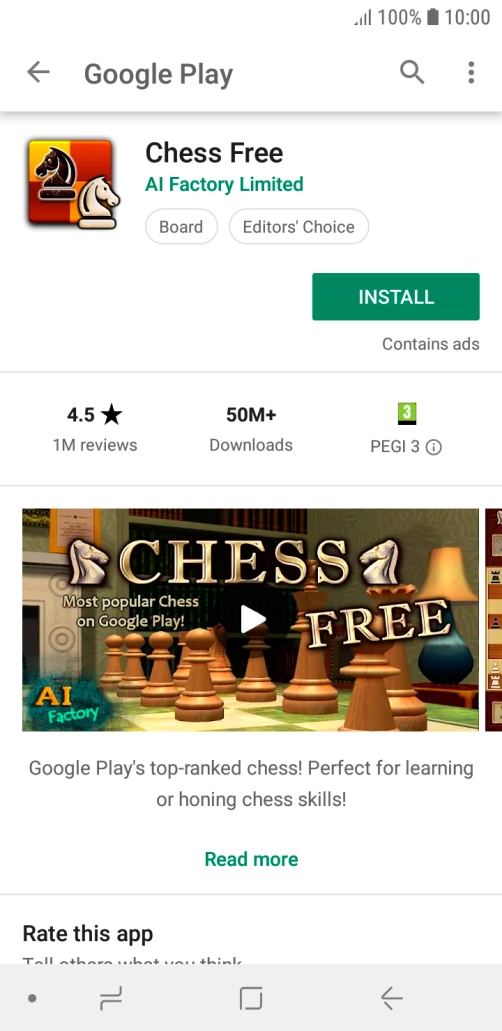Press the Home key to return to the home screen.