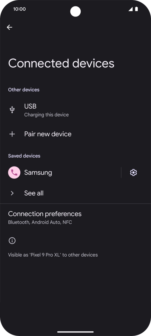Slide your finger upwards starting from the bottom of the screen to return to the home screen.