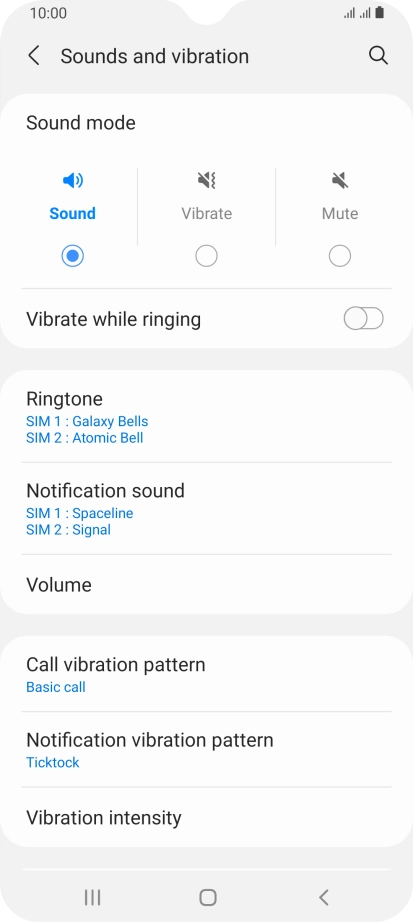 Press Ringtone.