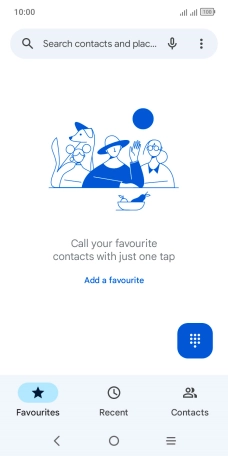 Press the menu icon.