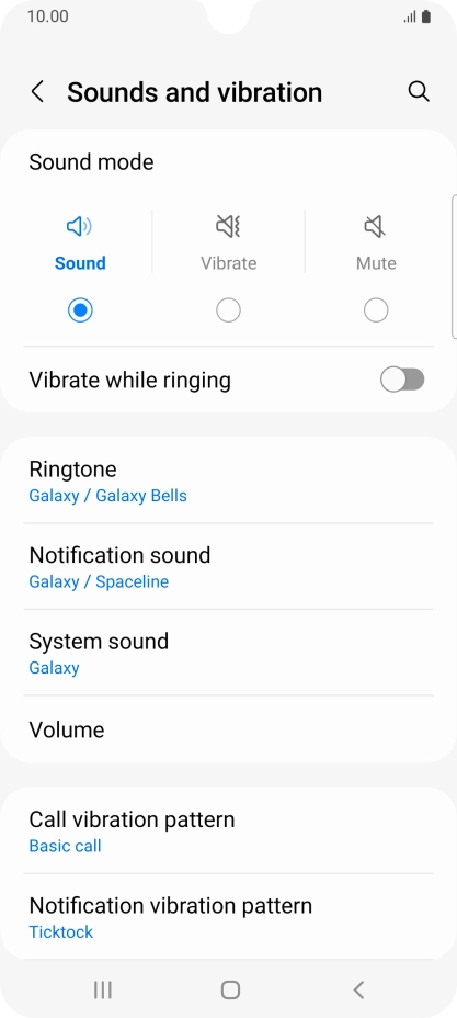 Press Ringtone.
