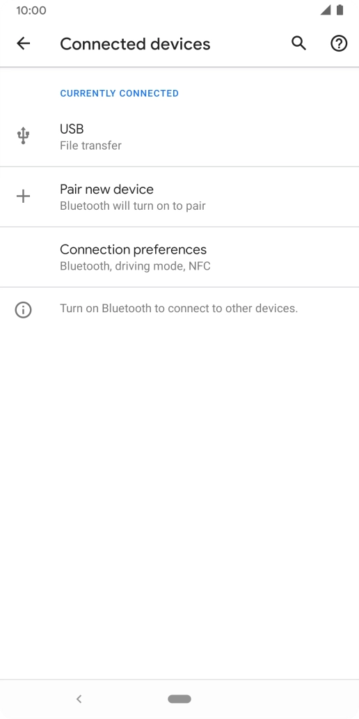 Press Pair new device.