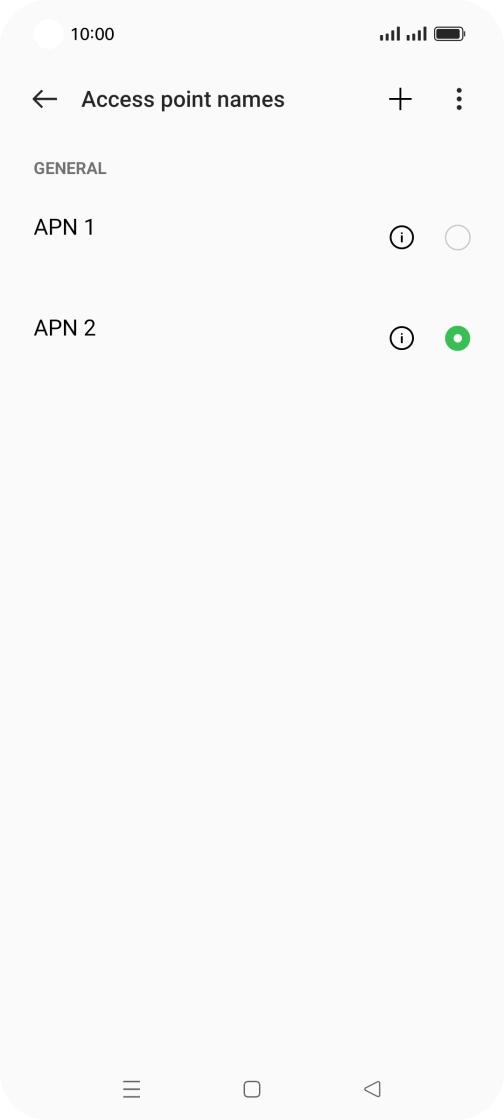 Press the Home key to return to the home screen.