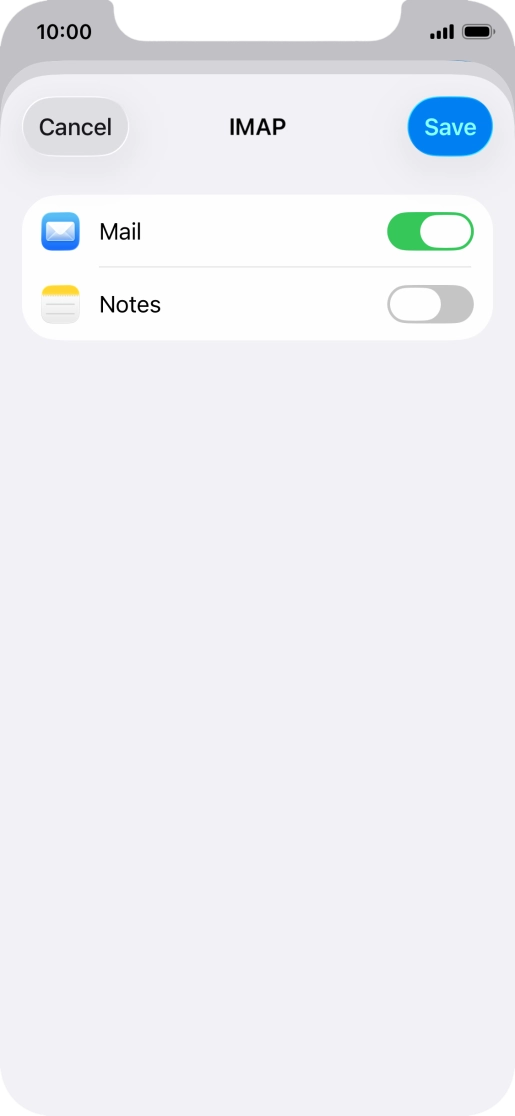 Press Save. Your email account has now been set up. To select more settings for incoming and outgoing server, proceed with the following steps.