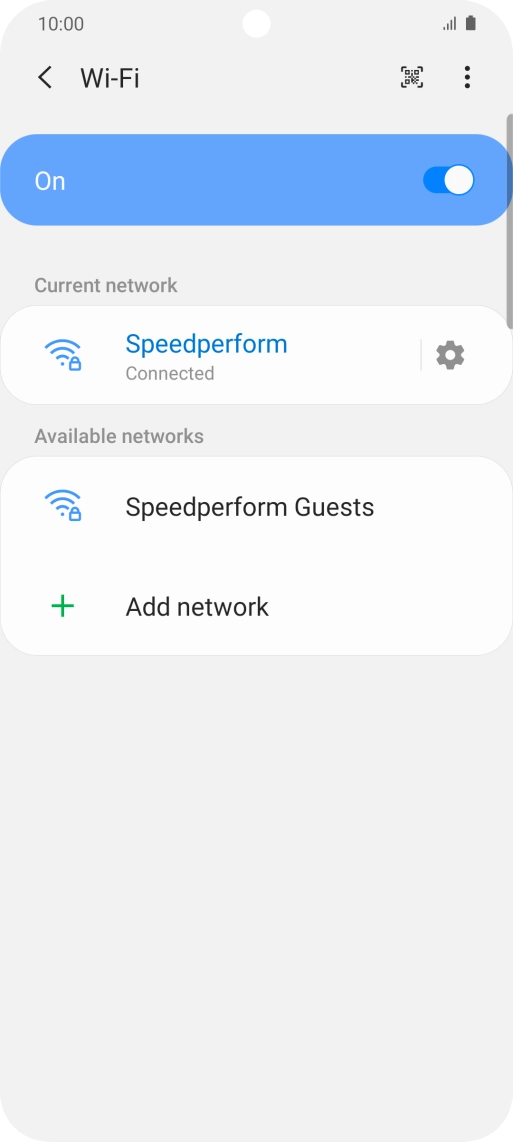 Press the Home key to return to the home screen.