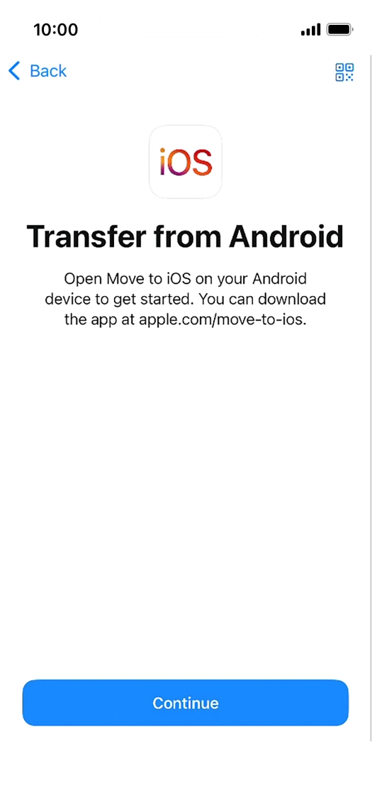 To transfer content to your phone, you need to install the app 