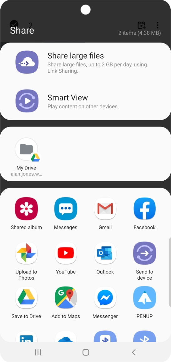 Press Save to Drive.