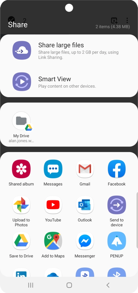 Press Save to Drive.
