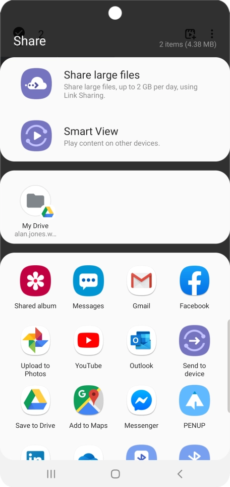 Press Save to Drive.