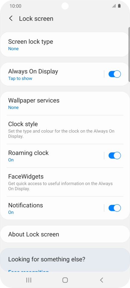 Press the Home key to return to the home screen.