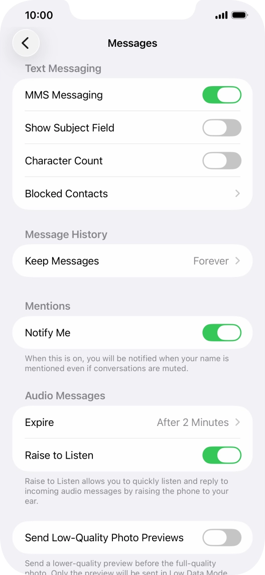 Slide your finger upwards starting from the bottom of the screen to return to the home screen.