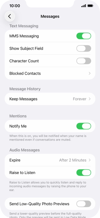 Slide your finger upwards starting from the bottom of the screen to return to the home screen.