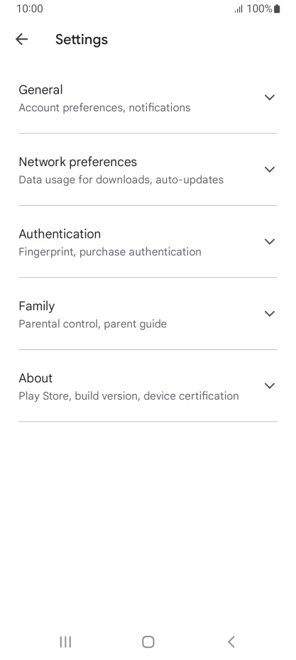 Press Network preferences.