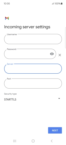 Press the field below 