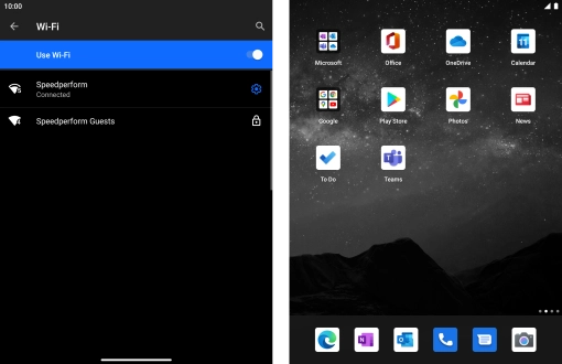 Slide your finger upwards starting from the bottom of the screen to return to the home screen.