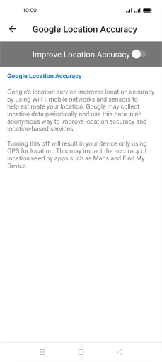 If you press the indicator next to 