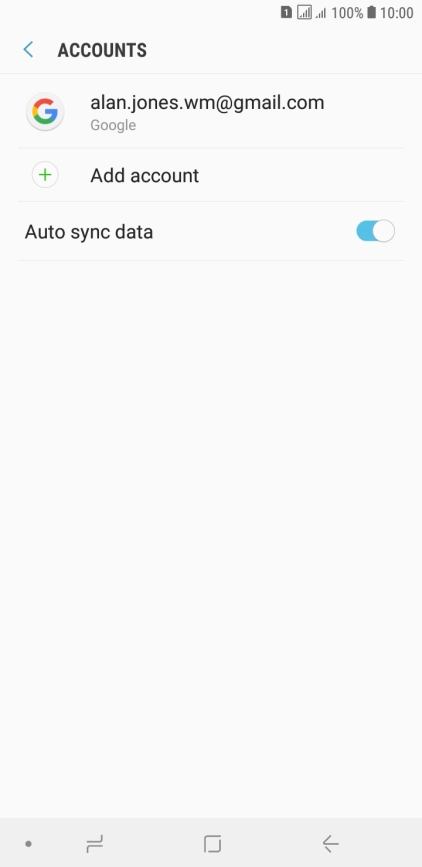 Press the Home key to return to the home screen.