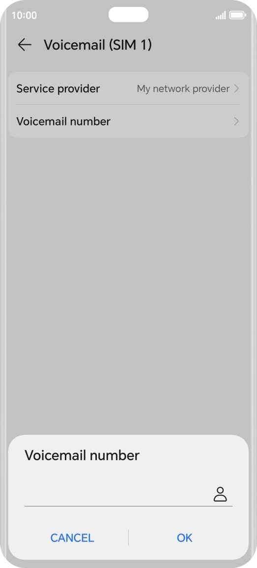 Key in +447953222222 and press OK.