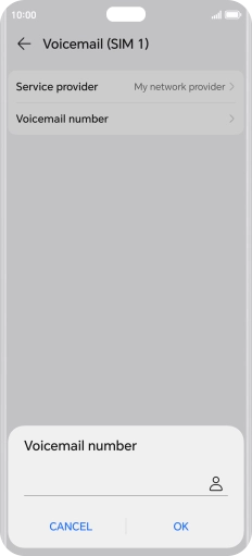 Key in +447953222222 and press OK.