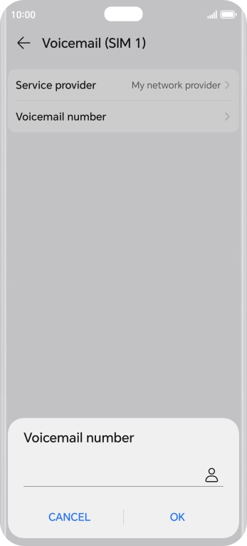 Key in +447953222222 and press OK.