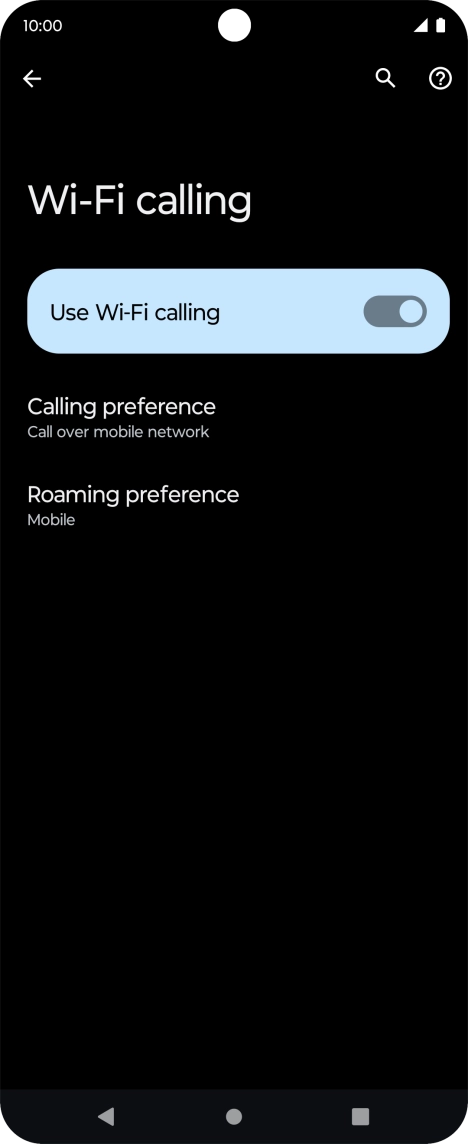 Press the Home key to return to the home screen.
