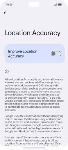 If you press the indicator next to 