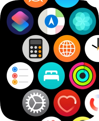 Press the heart rate sensor icon.