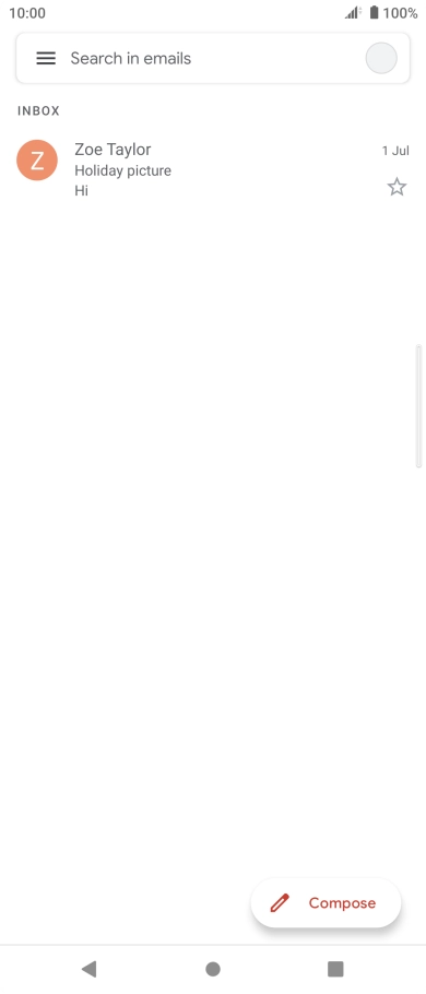 Press the profile icon.