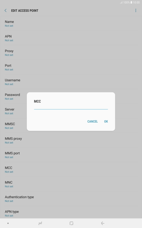 Key in 234 and press OK.