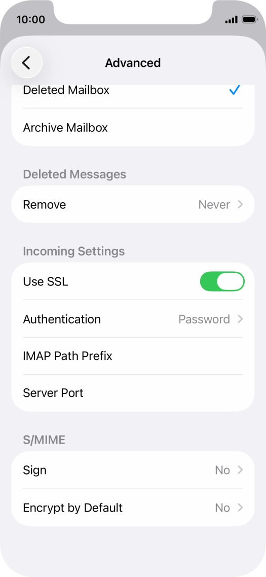 Press Authentication.