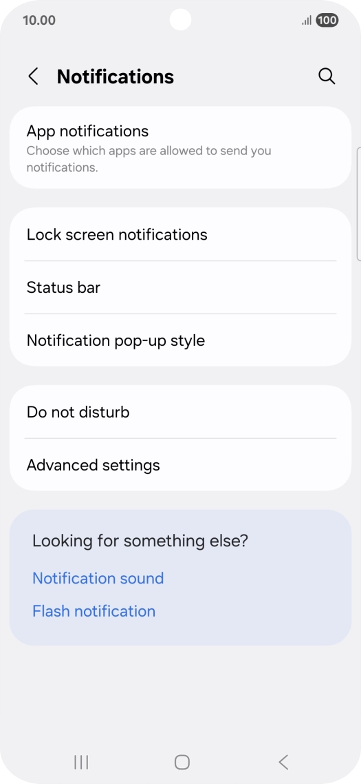 Press App notifications.