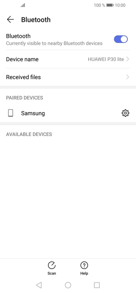 Press the Home key to return to the home screen.