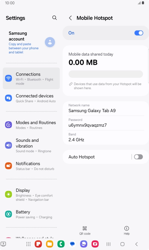Press the Home key to return to the home screen.